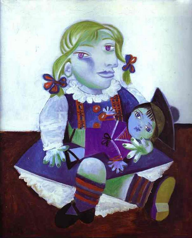 Picassos 'Maya med dukken' fra 1938. 