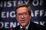 Internationalt pressemøde med Per Stig Møller om Muhammed-tegningerne