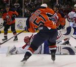 Frans Nielsen fortsætter med at imponere i verdens bedste ishockeyliga, hvor han var med i to ud af tre mål i sin klubs sejr. 