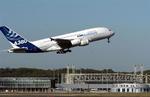 Det enorme Airbus-fly kan rumme 550 og omkring 800 passagerer. 