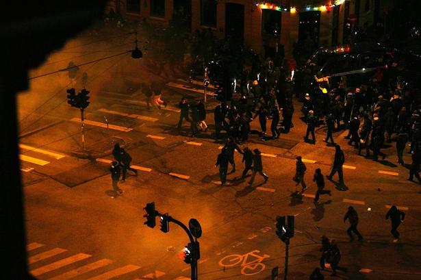 Slaget bølgede på Sankt Hans Torv. 