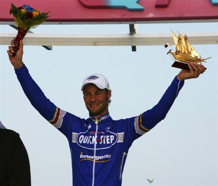 Den belgiske sprinter Tom Boonen har tidligere vundet adskillige cykelløb. 