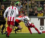 Mohamed Zidan scorer for Mainz i dagens kamp mod Aachen. 