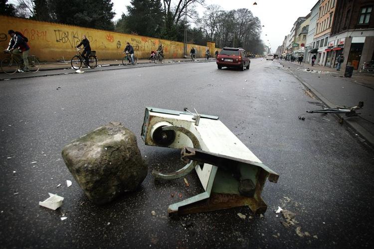 Erhversdrivende på Nørrebro - blandt andet her på Nørrebrogade - oplever stort fald i omsætningen. 