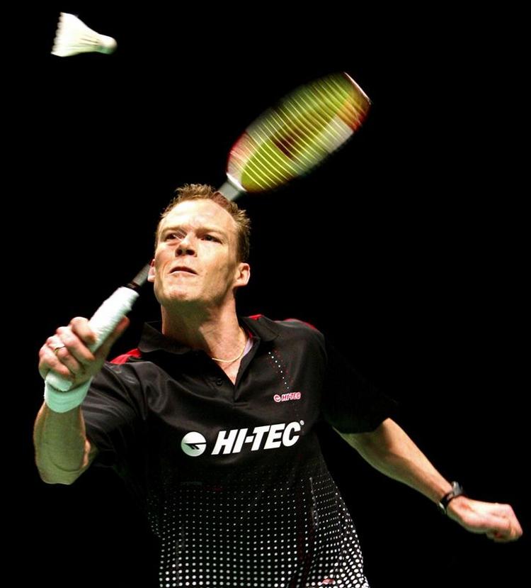 Kenneth Jonassen under kvartfinalen, der altså endte med et nederlag. 