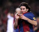 Messi funklede med tre mål for Barcelona mod arvefjenderne fra Real Madrid. 