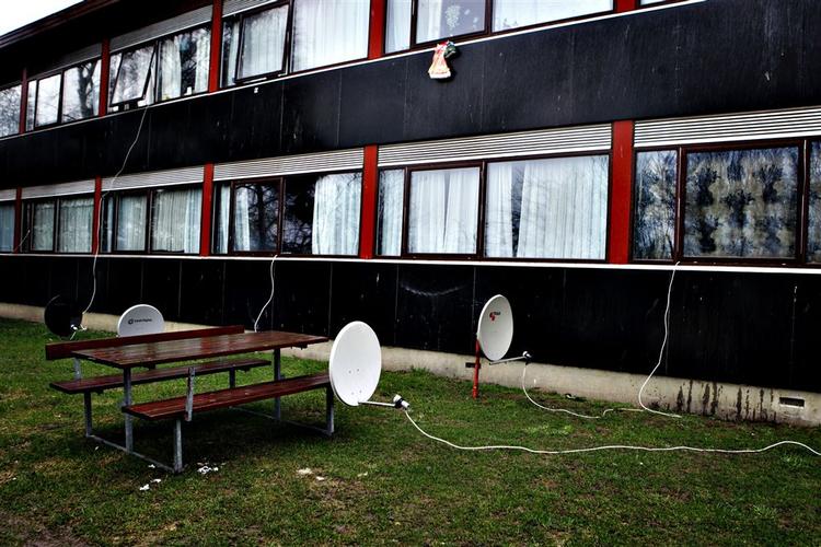 Sandholmlejren er et af de midlertidige hjem for mange asylansøgere. 