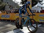 Ivan Basso i sin nye Discovery Channel-uniform. 