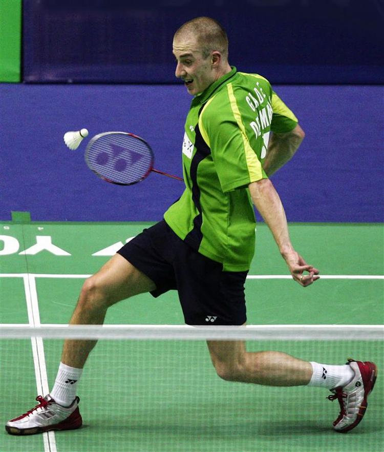 Peter Gade har spillet sig videre til anden runde af Swiss Open. Her er han fotograferet, da han vandt  Malaysia Open. 