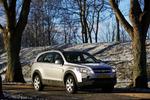 Terrænet lokker, når man sidder i en bil som Chevrolet Captiva. Men man skal nu ikke vove sig alt for langt væk fra den faste vej. Foto Thomas Borberg 