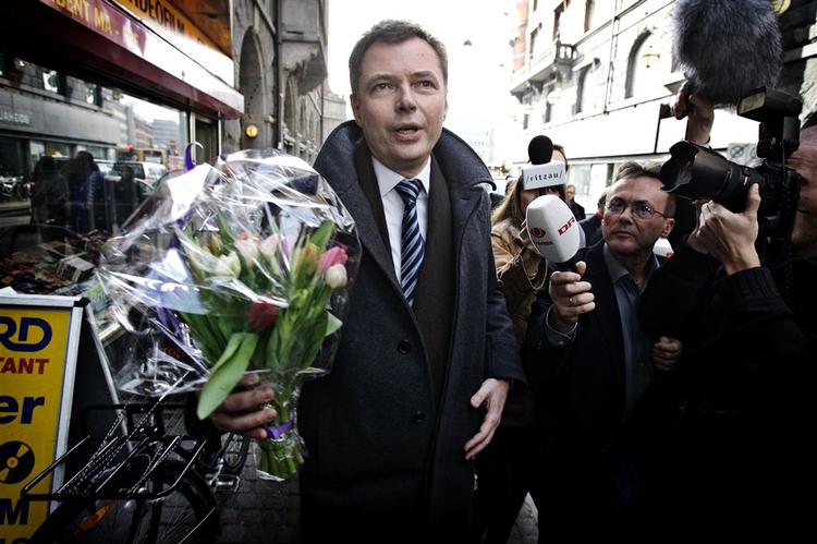 Klaus Riskær Pedersen, her ved domsafsigelsen i tirsdags, skal alligevel ikke sidde i fængsel under ankesagen mod ham. 