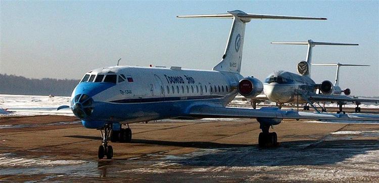 Det var et Tu-134-fly som dette, der i morges nødlandede i Samara. 