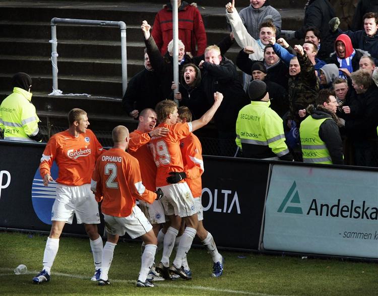 OB´s Jonas Borring scorede det afgørende mål, da Esbjerg hjemme tabte 1-2 til OB. 