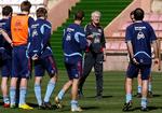 Morten Olsen og landsholdet forbereder sig i øjeblikket i Marbella til kampen mod Spanien på lørdag. 
