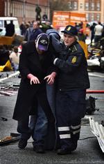 Østerbro i København var forvandlet til katastrofeområde, da der blev afholdt terrorøvelse onsdag. 
