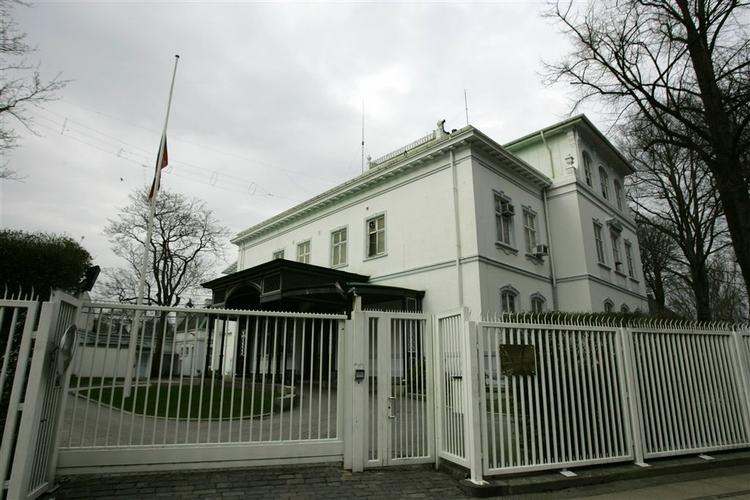 Den russiske ambassade på Østerbro er blandt de ejendomme, Rusland og Ukraine har skændtes om. 