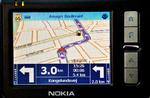 Nokias første forsøg i GPS-verdenen: Apparatet fungerer tilfredsstillende, men så heller ikke mere. Foto: Joachim Adrian 