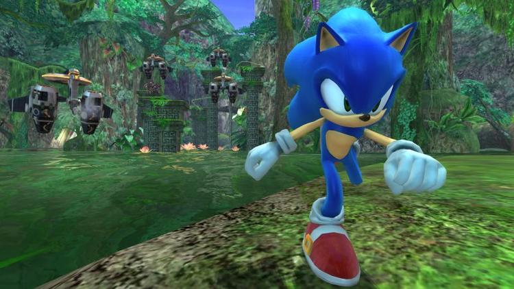 Hastigheden fejler ikke noget i 'Sonic the Hedgehog', men udviklerne har i forbifarten glemt at skabe en rød tråd og afveksling i spillet. 