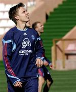 Jesper Grønkjær ser frem til mødet med Bernabeus legendariske græstæppe. 