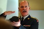 »Hvem den estiske forsvarschef havde inviteret til jagten, kan hverken den danske (billedet) eller finske forsvarschef styre, mener den fhv. brigadegeneral Michael Clemmesen. 
