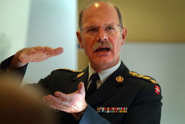 »Hvem den estiske forsvarschef havde inviteret til jagten, kan hverken den danske (billedet) eller finske forsvarschef styre, mener den fhv. brigadegeneral Michael Clemmesen. 
