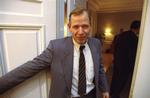 Forhandlingerne i forligsinstitutionen foregår bag lukkede døre. Loven siger ligefrem, at parterne må ikke udtale sig om indholdet i forhandlingerne. På billedet forligsmand Asbjørn Jensen (arkivfoto). 