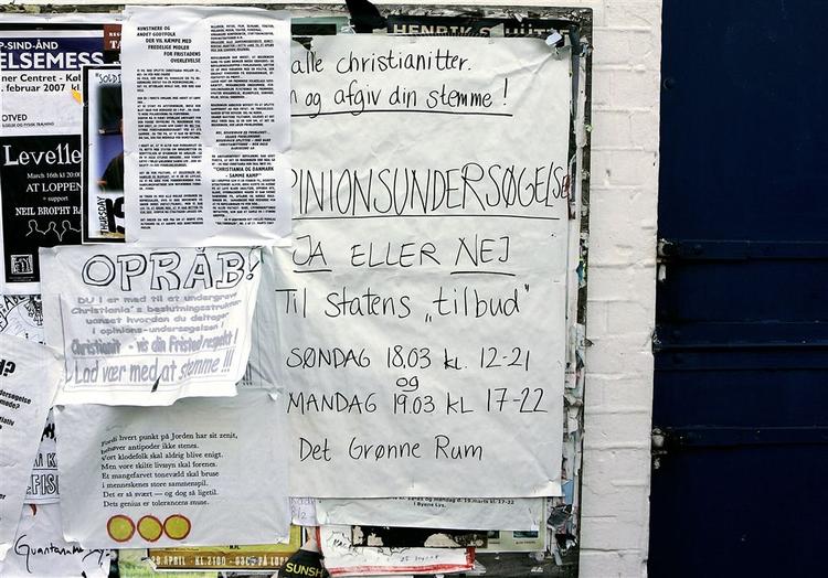 Christianitterne har efterhånden holdt adskillige møder om fristadens fremtid. 