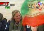 Foto fra den iranske tv-optagelse af tilfangetagelsen af de britiske marinesoldater sidste fredag. 