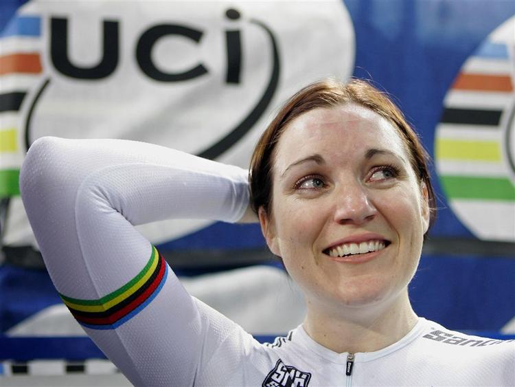 23-årige Anna Meares strøg til tops i 500 m på tid. 