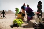 I flygtningelejren Kalma i Darfur bor 100.000 og 150.000 fordrevne flygtninge. 