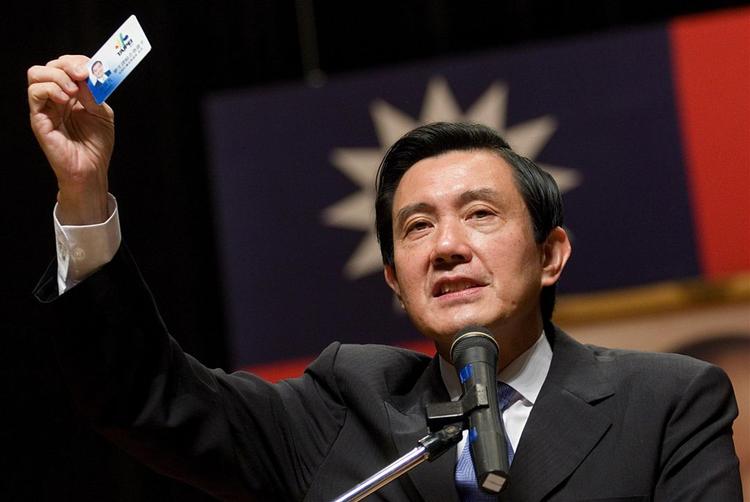 Ma Ying-jeou, da han i december i fjor afleverede sit id-kort til rådhuset i Taipei og bekendtgjorde sit kandidatur til præsidentvalget i 2008. 