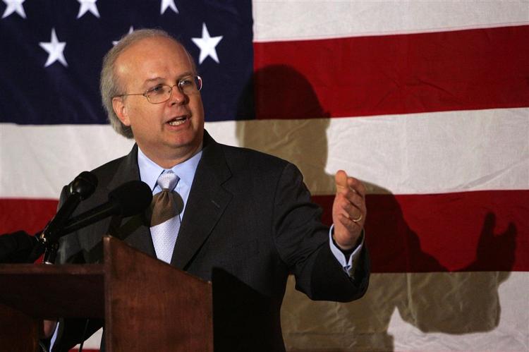 Karl Rove er én af George W. Bush´s nærmeste rådgivere. 