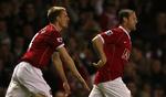 Wayne Rooney fejrer endnu en scoring for Manchester United. 