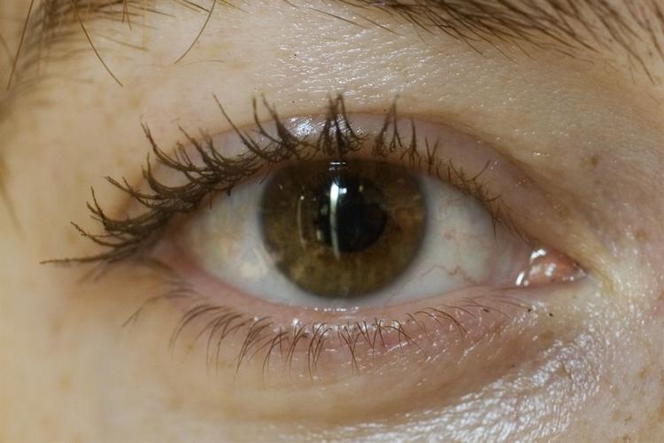 Den fiberholdige mascara fra MAC var svær at arbejde med fordi, børsten var meget tyk og bred. Men resultatet var godt. 