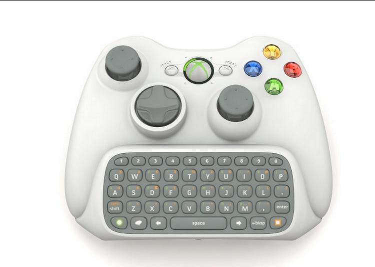 Til sommer lancerer Microsoft dette tastatur, der kan kobles sammen med Xbox 360-controlleren. 