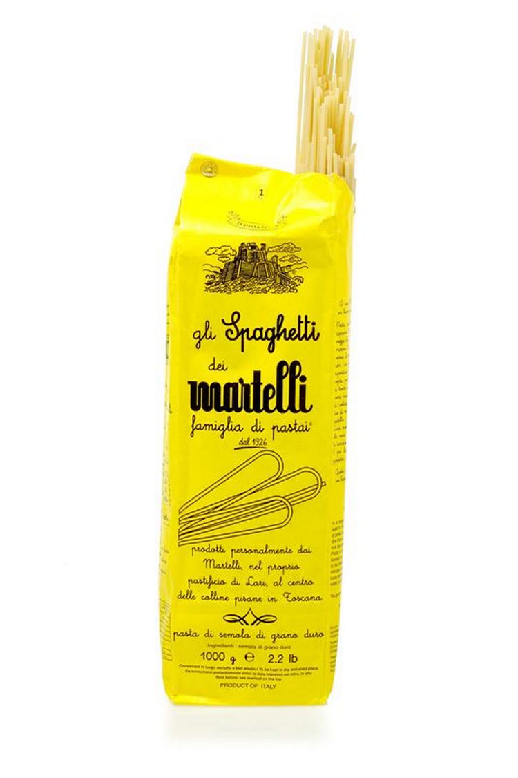 En meget dyr spaghetti fra en delikatessebutik. Det gør den ikke til en vinder. 