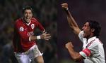 Ronaldo (t.v.) og Maldini er to af de centrale figurer i den første CL-semifinale mellem Manchester United og AC Milan. 