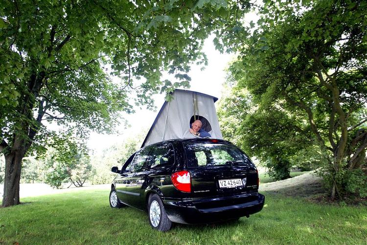 Denne Chrysler er ombygget til en slags. Det kan ikke længere lade sig gøre. 