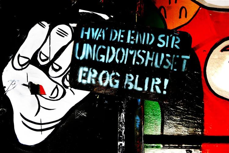 Politiet ryddede Ungdomshuset på Jagtvej i København 1. marts. 