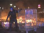 15 blev anholdt, da en demonstration til fordel for det ryddede ungdomshus på Jagtvej udviklede sig. 