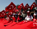 Dagens demonstration til fordel for et sekulært Tyrkiet har samlet flere hundredetusinde tyrkere i Istanbul. 