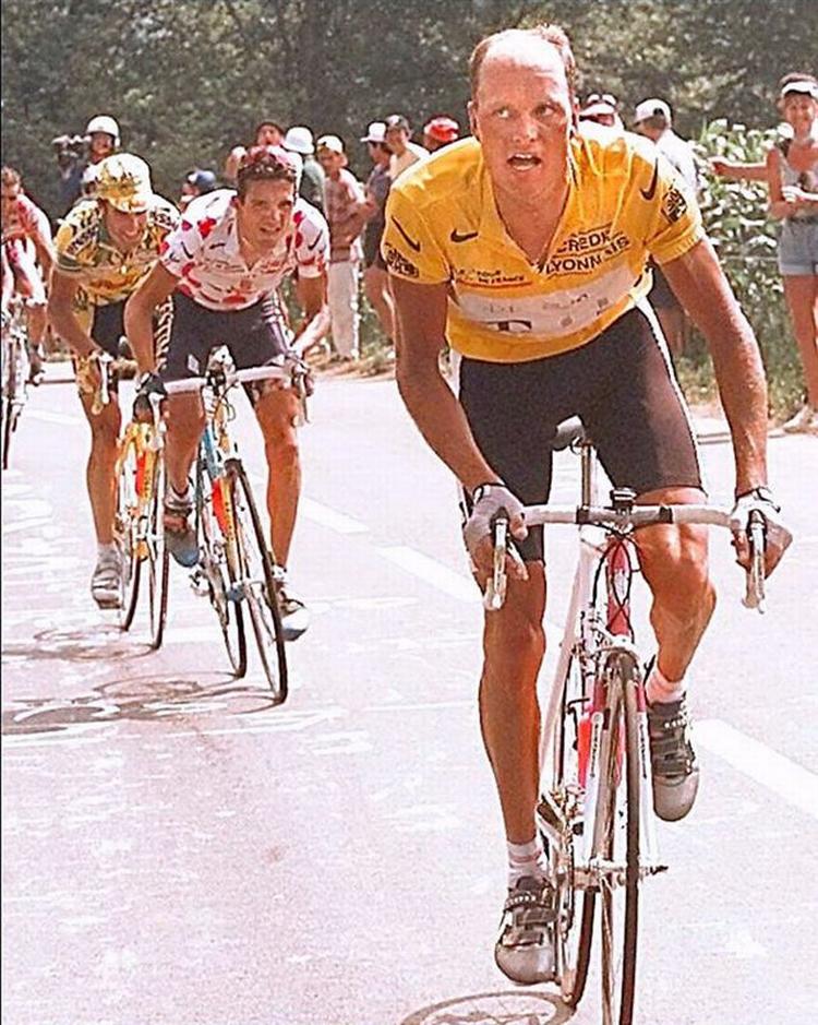 Foto fra Tour de France i 1996. 