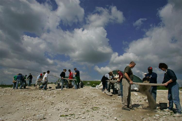 Arkæologiske udgravninger i Israel. 