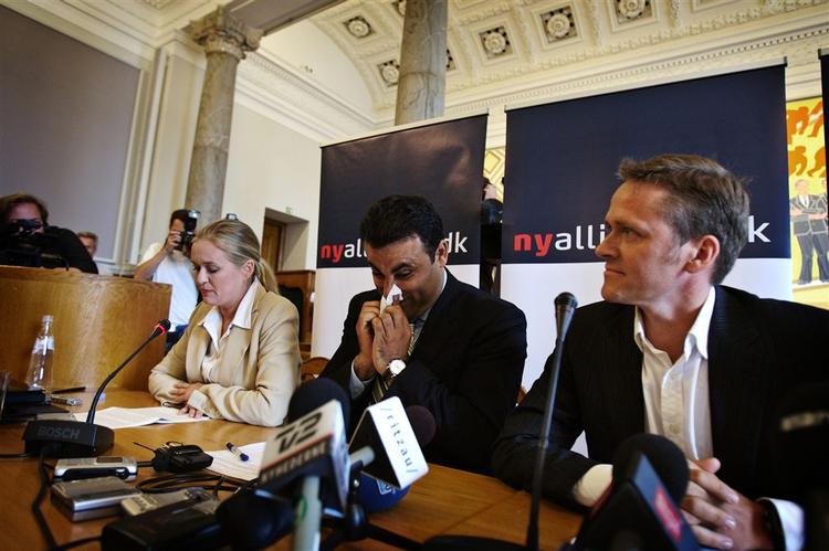 Gitte Seeberg, Naser Khader og Anders Samuelsen står bag partiet Ny Alliance med Naser Khader som leder. 
