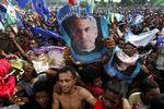 Masseopbud i Østtimor til støtte for Jose Ramos-Horta forleden. 