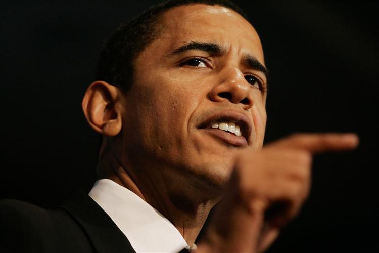 Der var grund til den rette pege-fingre-attitude, da Barack Obama hørte om maleriet med Britney's manglende trusser. 