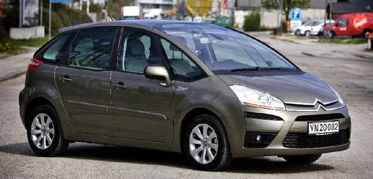 Citroën C4 Picasso fås nu også med fem sæder. Fra starten havde den syv sæder. Foto: Jens Dresling 