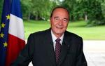 Frankrigs præsident Jacques Chirac leverede en kort afskedstale i dag. 
