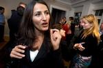 Fatma Øktem er kendt som en af statsministerens rollemodeller. Her ses hun under et debatmøde på Marienborg. 