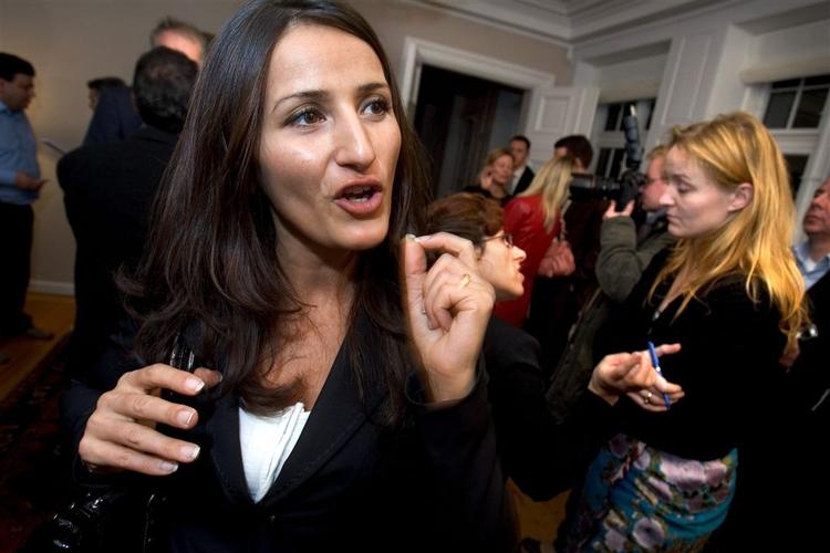 Fatma Øktem er kendt som en af statsministerens rollemodeller. Her ses hun under et debatmøde på Marienborg. 